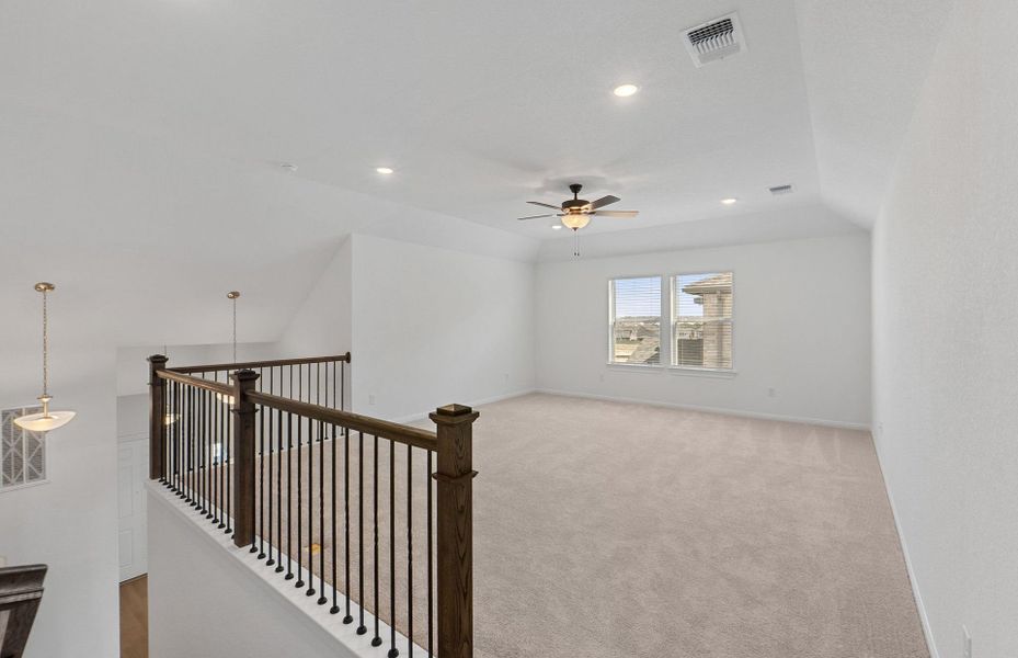 Spacious, unfurnished interior of a new home in Saddleback at Santa Rita Ranch, Liberty Hill (Image 40). Spacious, unfurnished interior of a new home in Saddleback at Santa Rita Ranch, Liberty Hill (Image 40).