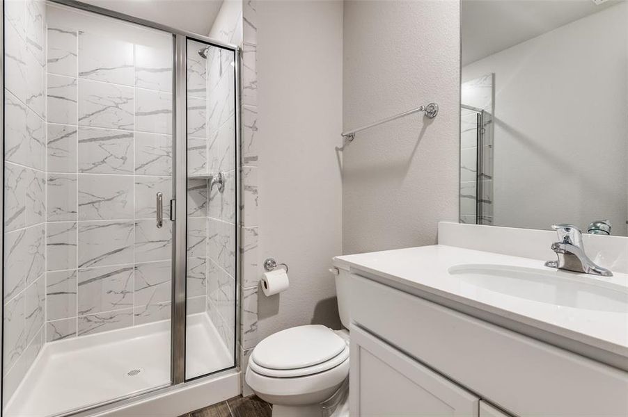 Furnished interior view inside a new home in , Fort Worth (Image 10).