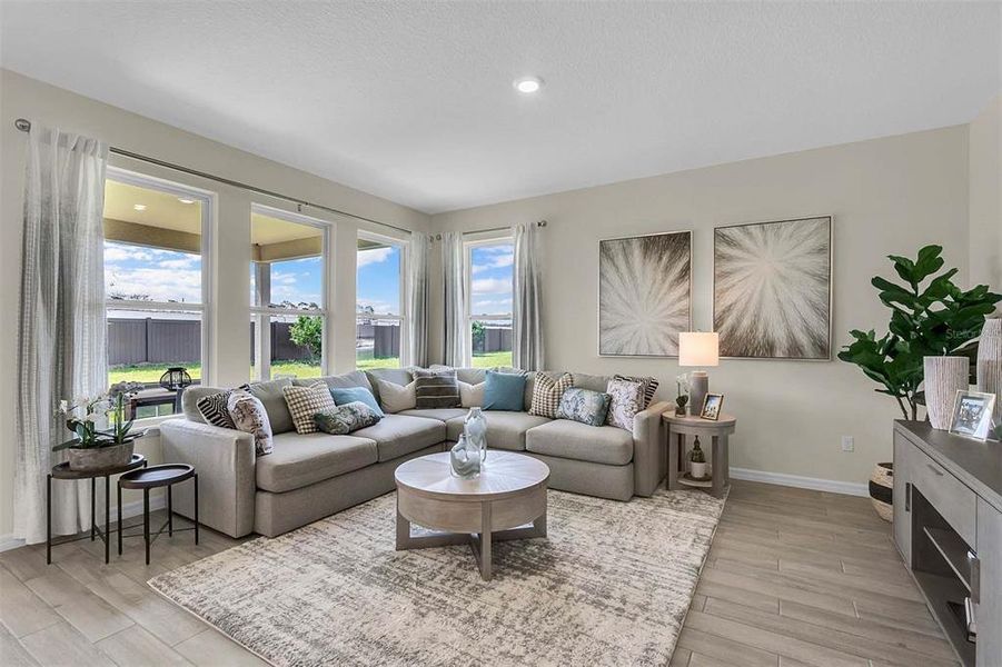 Furnished interior view inside a new home in Harmony West, St. Cloud (Image 33). Furnished interior view inside a new home in Harmony West, St. Cloud (Image 33).