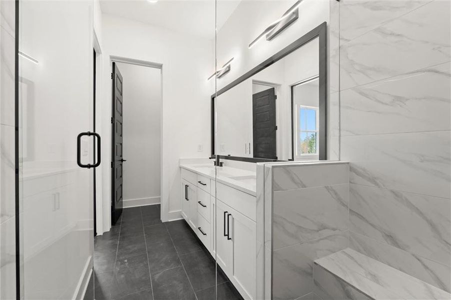 Furnished interior view inside a new home in , Alpharetta (Image 16).