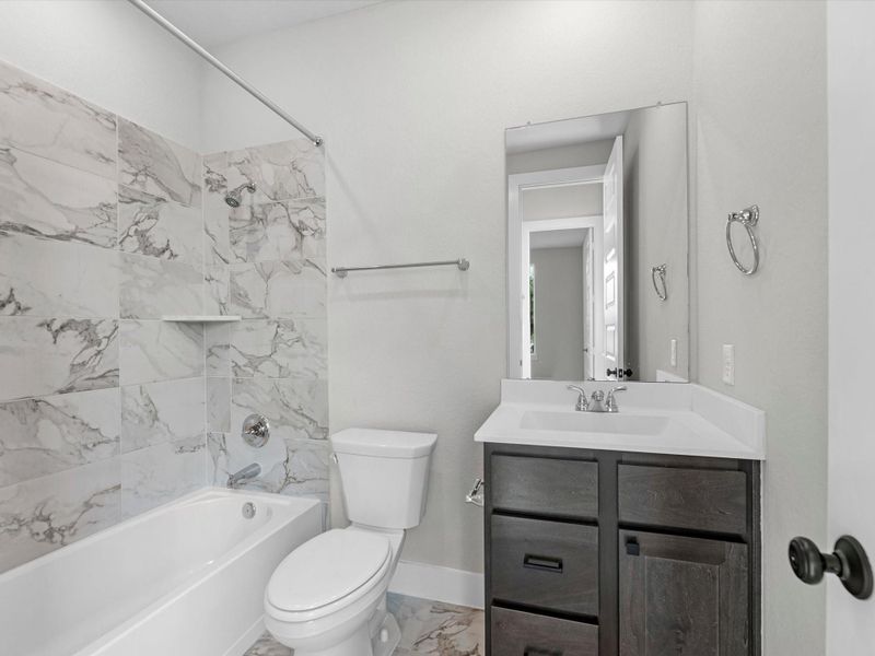 Furnished interior view inside a new home in Pecan Ridge, Fulshear (Image 9).