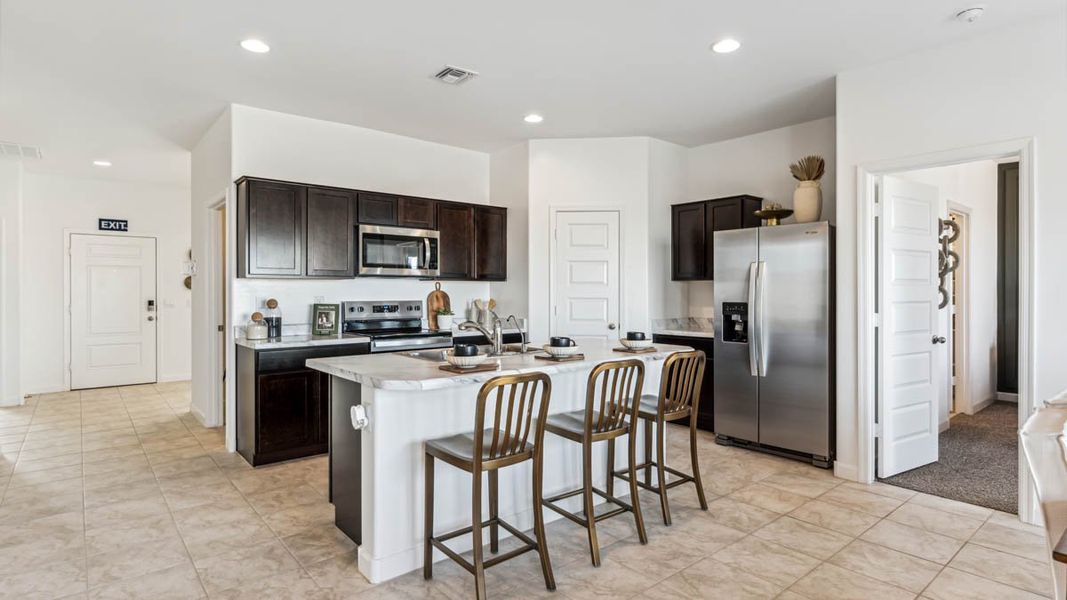 Furnished interior view inside a new home in Barnett Village, Marana (Image 6).