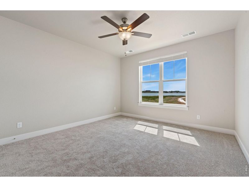 Spacious, unfurnished interior of a new home in The Lakes at Centerra, Loveland (Image 20). Spacious, unfurnished interior of a new home in The Lakes at Centerra, Loveland (Image 20).