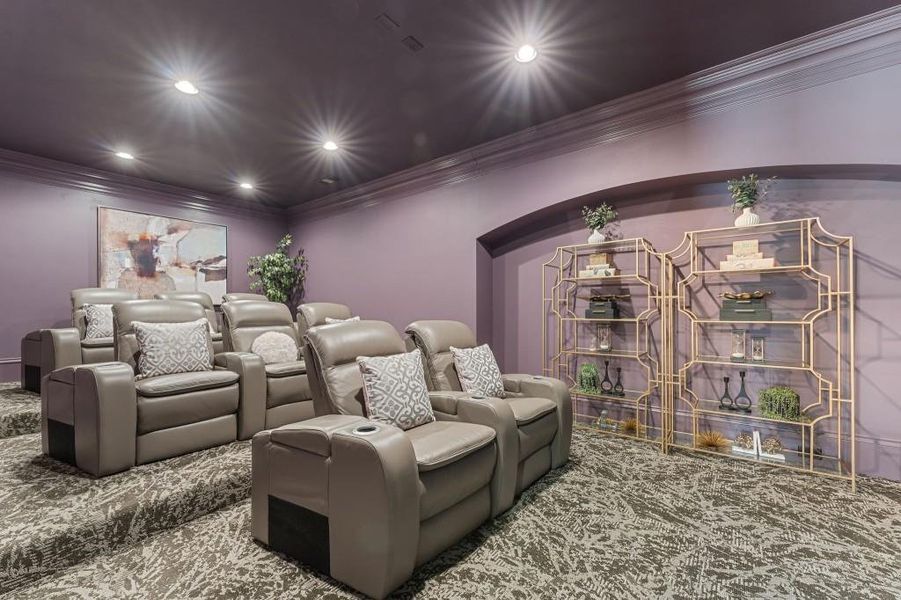 Furnished interior view inside a new home in , Johns Creek (Image 36).