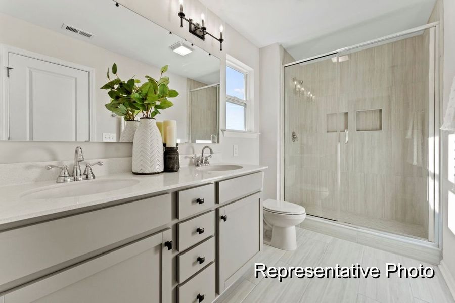 Furnished interior view inside a new home in River Rock, Winston-Salem (Image 13). Furnished interior view inside a new home in River Rock, Winston-Salem (Image 13).