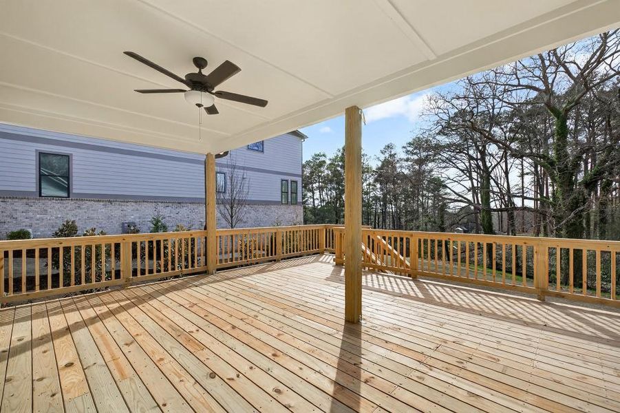 Exterior details and patio area of a home in , Marietta (Image 31).