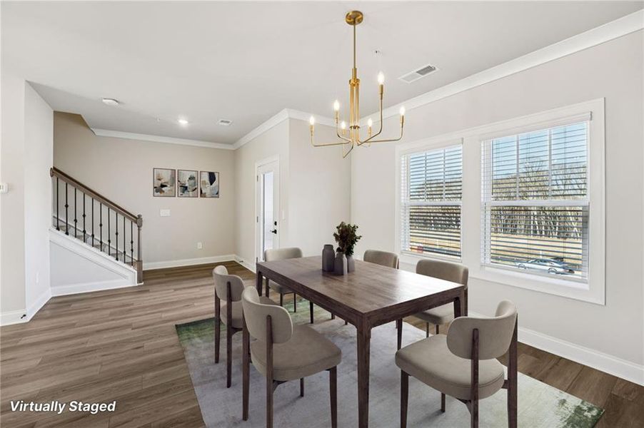 Furnished interior view inside a new home in , Cumming (Image 14). Furnished interior view inside a new home in , Cumming (Image 14).