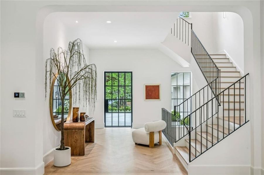 Furnished interior view inside a new home in , Atlanta (Image 26).