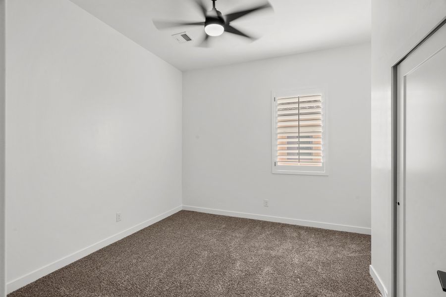 Representative unfurnished interior of a home built from the Torrey Pines 4BDR by LEH. Homes in Painted Sky, El Paso (Image 24). Representative unfurnished interior of a home built from the Torrey Pines 4BDR by LEH. Homes in Painted Sky, El Paso (Image 24).