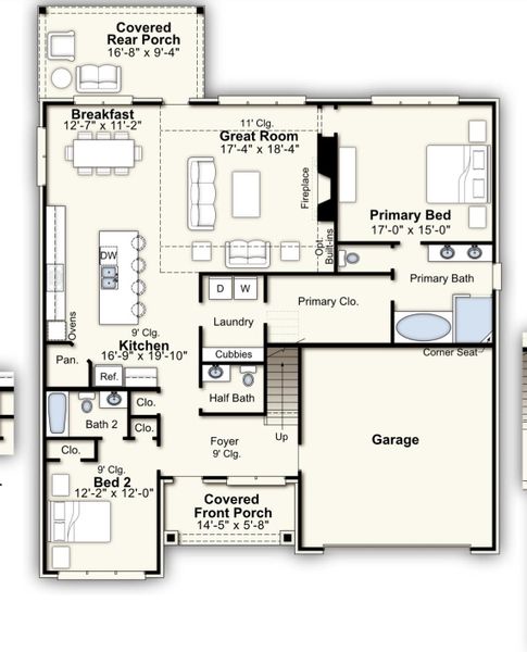 View of home floor plan
