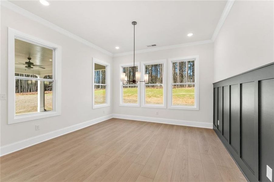 Spacious, unfurnished interior of a new home in The Reserve at Knollwood, Canton (Image 26).
