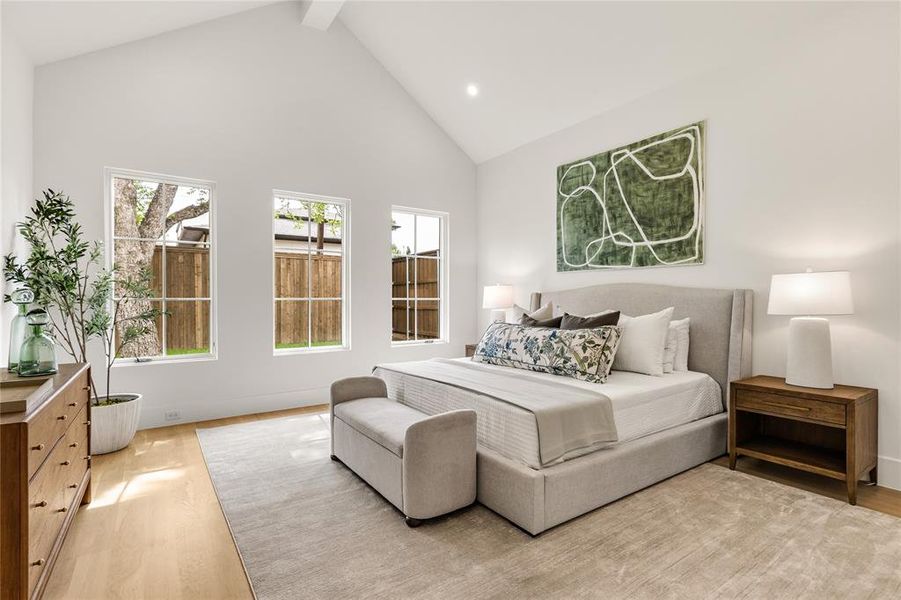 Furnished interior view inside a new home in , Dallas (Image 35).