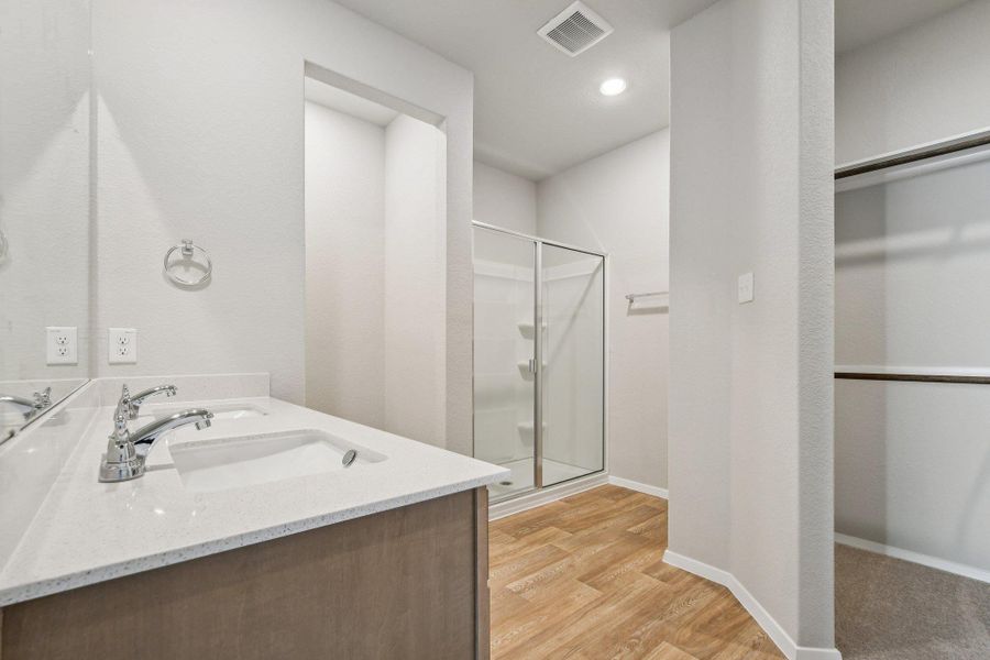 Primary Bath retreat & walk-in shower