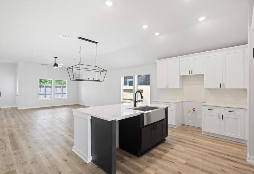 Furnished interior view inside a new home in Crosby Farms, Crosby (Image 4).