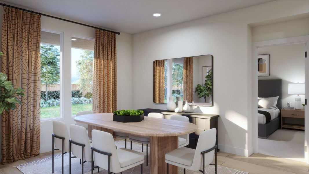 Representative furnished interior of a home built from the 4011 by Risewell Homes in Parkton Square, Kyle (Image 6).