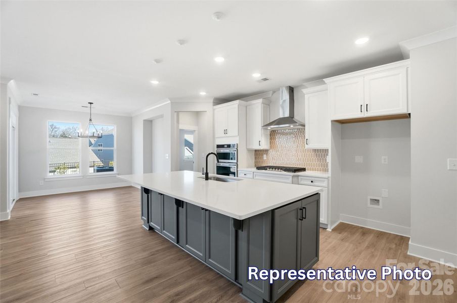 Furnished interior view inside a new home in , Sherrills Ford (Image 4).