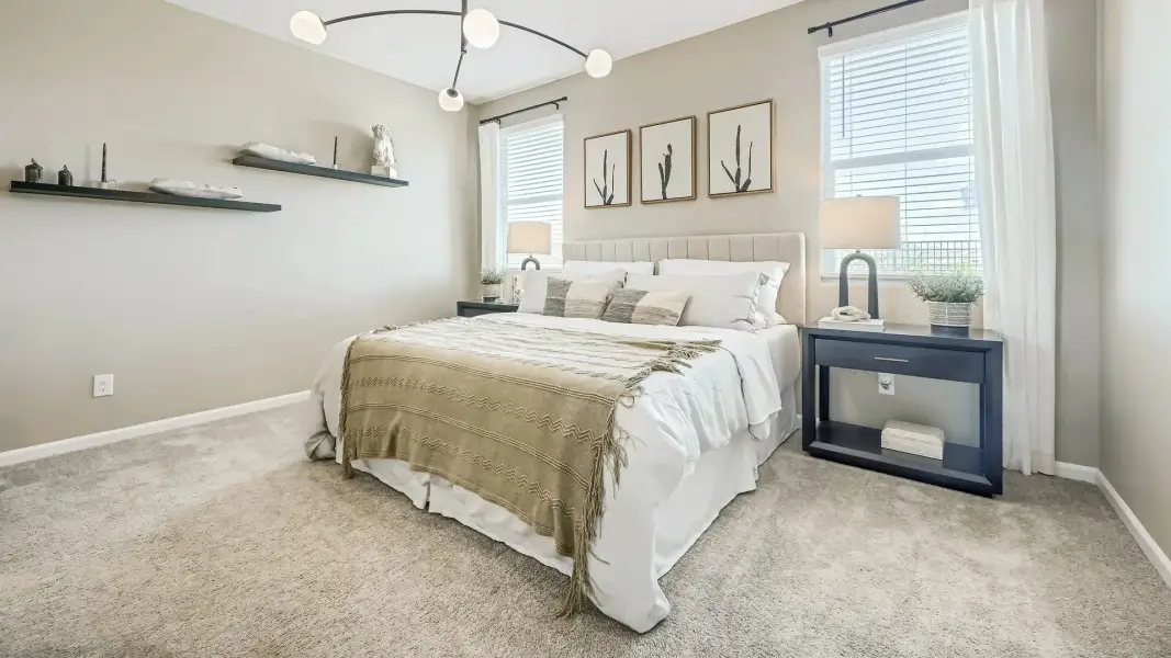 Representative furnished interior of a home built from the Solana Plan 3078 by Lennar in Western Garden, Phoenix (Image 12).