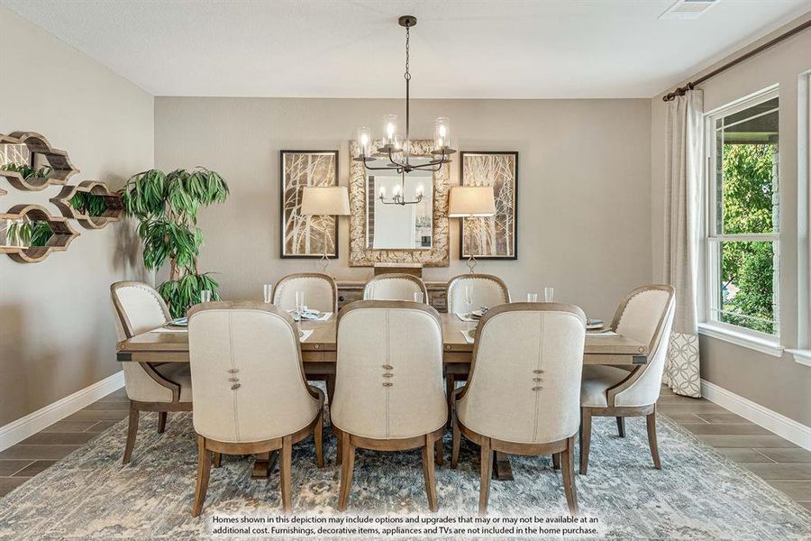 Furnished interior view inside a new home in Liberty, Melissa (Image 35).