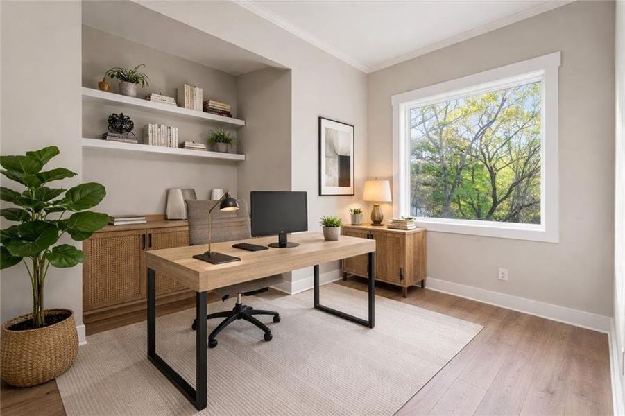 Furnished interior view inside a new home in , Murrayville (Image 9).