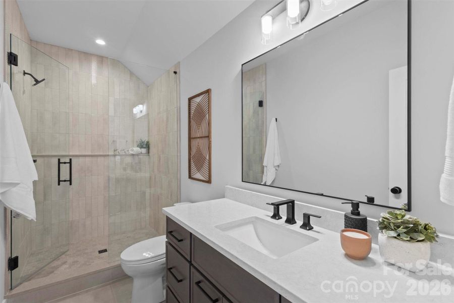 Furnished interior view inside a new home in , Charlotte (Image 18).