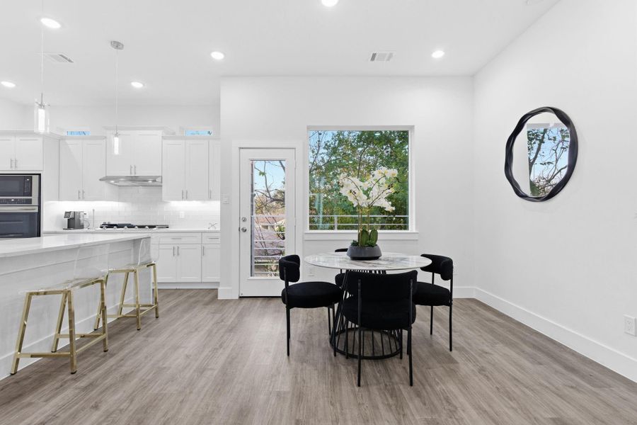 Furnished interior view inside a new home in , Houston (Image 34).