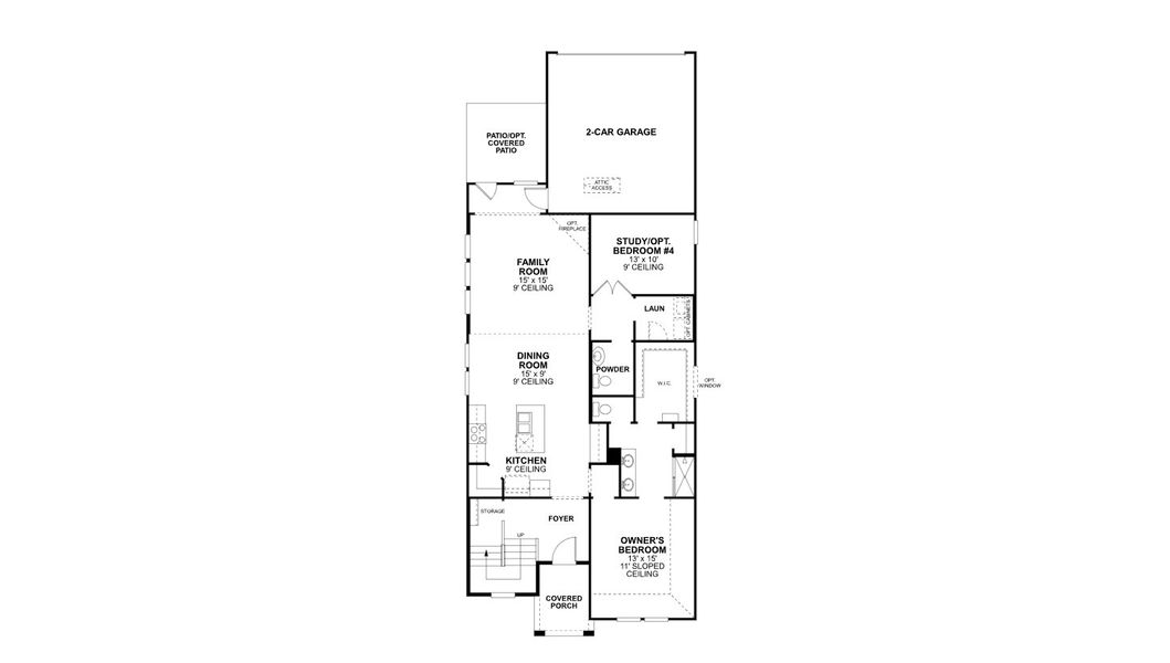 2D floor plan layout of this home in Landmark, Denton, TX (Image 3). 2D floor plan layout of this home in Landmark, Denton, TX (Image 3).
