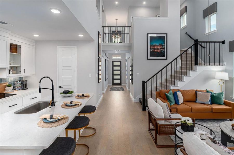 Furnished interior view inside a new home in , Rowlett (Image 5). Furnished interior view inside a new home in , Rowlett (Image 5).