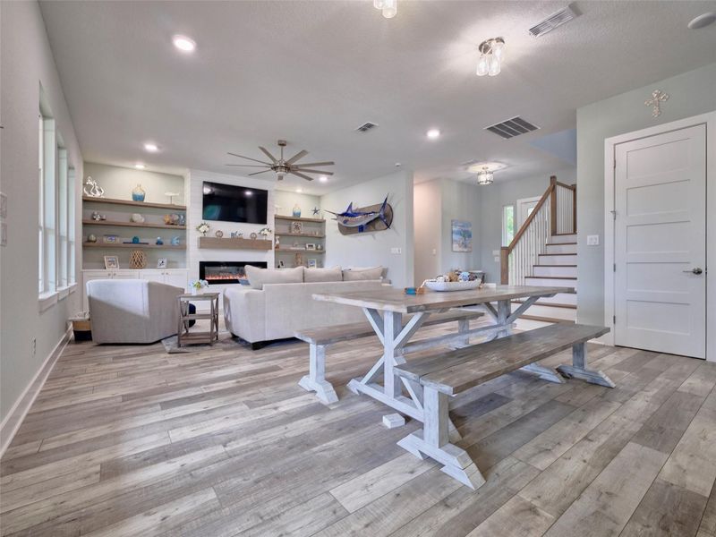 Furnished interior view inside a new home in , Sargent (Image 8). Furnished interior view inside a new home in , Sargent (Image 8).