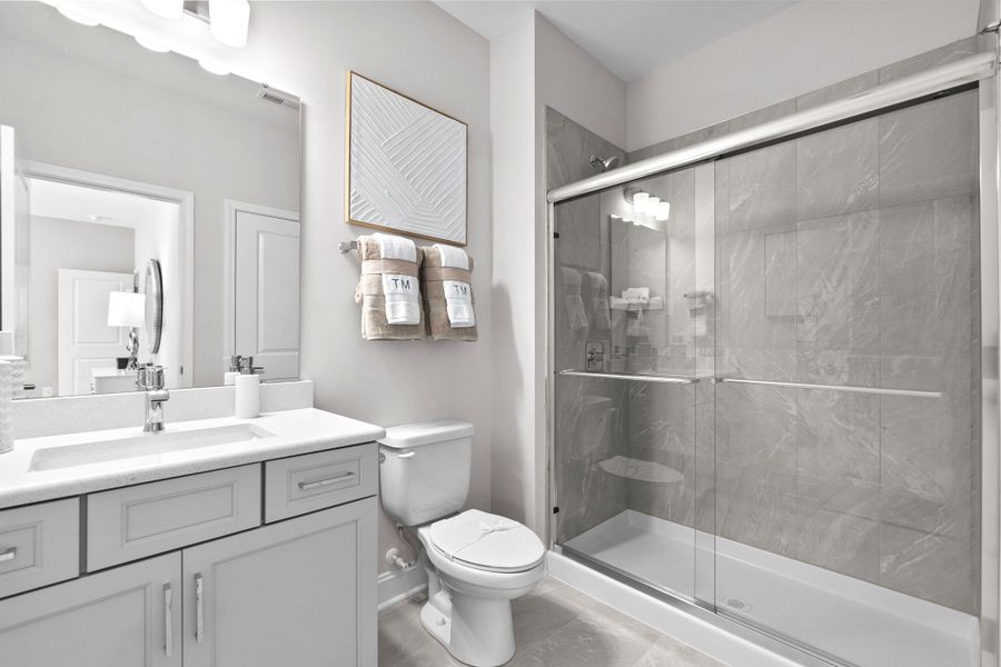 Representative furnished interior of a home built from the Whitmore II by Taylor Morrison in Tramore, Harrisburg (Image 25).