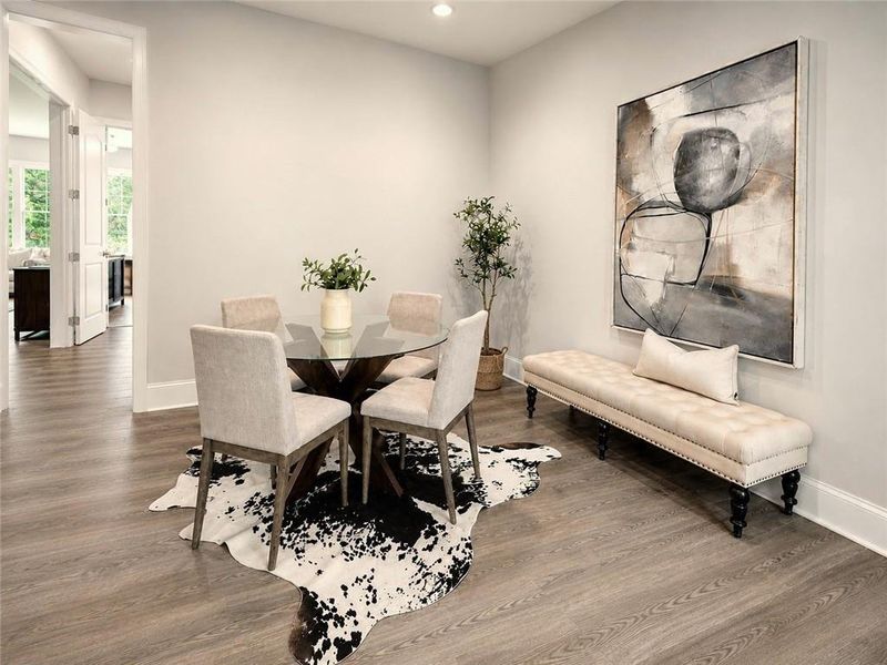 Furnished interior view inside a new home in Ashbury Commons, Powder Springs (Image 14).