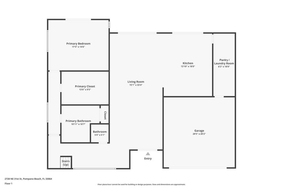 2D floor plan layout of this home in , Lighthouse Point, FL (Image 4).