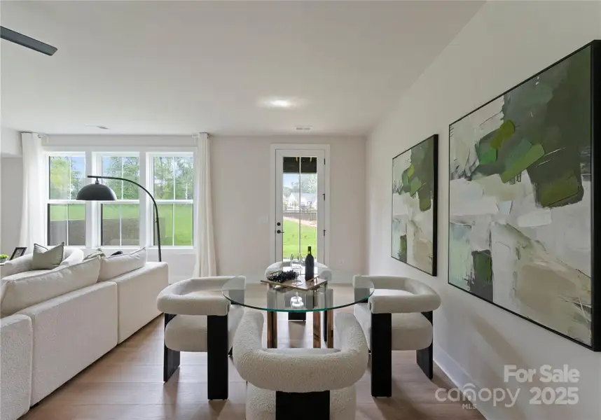 Furnished interior view inside a new home in Matthews Ridge Reserve, Matthews (Image 2).