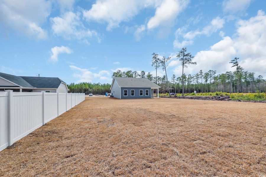 Exterior details and patio area of a home in Beach Gardens, Conway (Image 4). Exterior details and patio area of a home in Beach Gardens, Conway (Image 4).