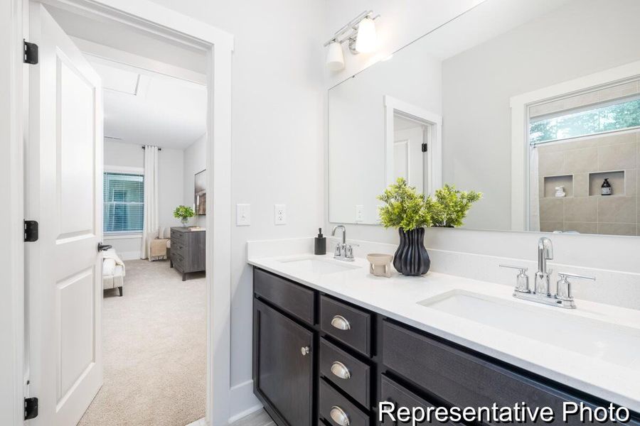 Furnished interior view inside a new home in , Ravenel (Image 12).