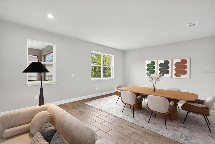 Furnished interior view inside a new home in Wellen Park, Venice (Image 15).