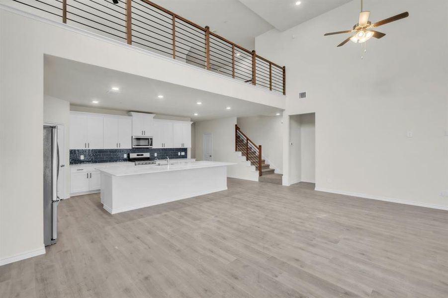 Furnished interior view inside a new home in The Landing at Hidden Lakes, McKinney (Image 7).