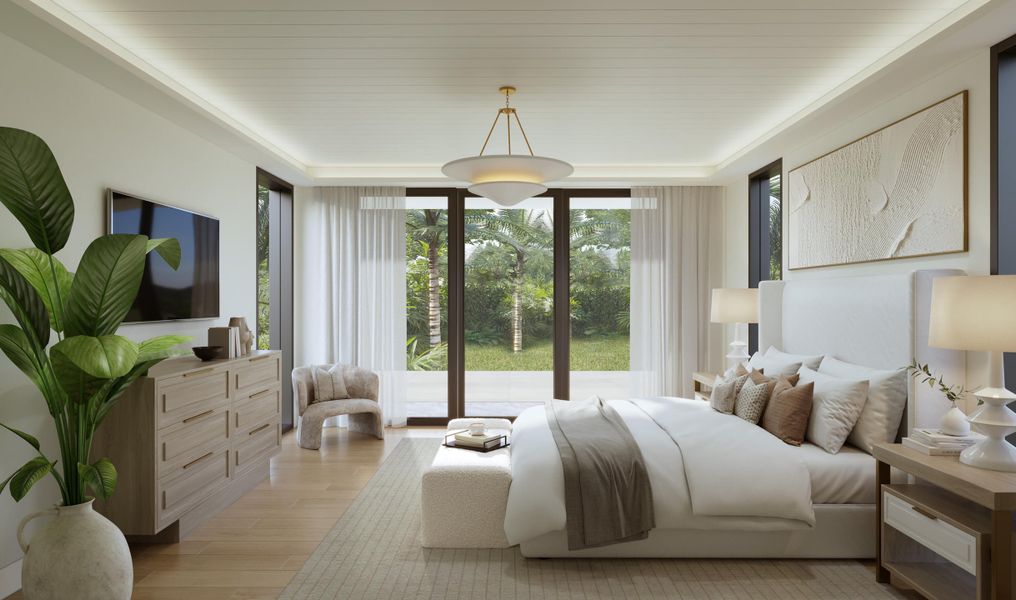 Powder Bathroom Rendering