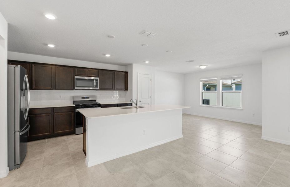 Furnished interior view inside a new home in Wells Landing, Jacksonville (Image 8).