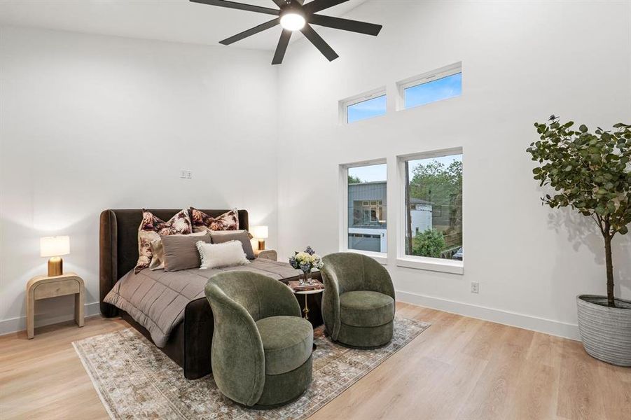 Furnished interior view inside a new home in , Dallas (Image 11).