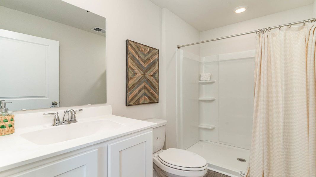 Furnished interior view inside a new home in Evergreen, Holly Hill (Image 9).