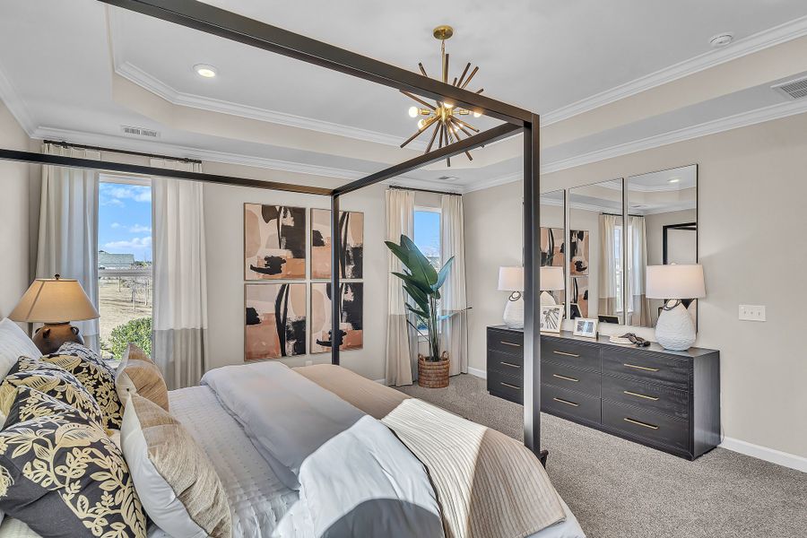 Furnished interior view inside a new home in Bridgewater - Shorehaven Village, Little River (Image 7).