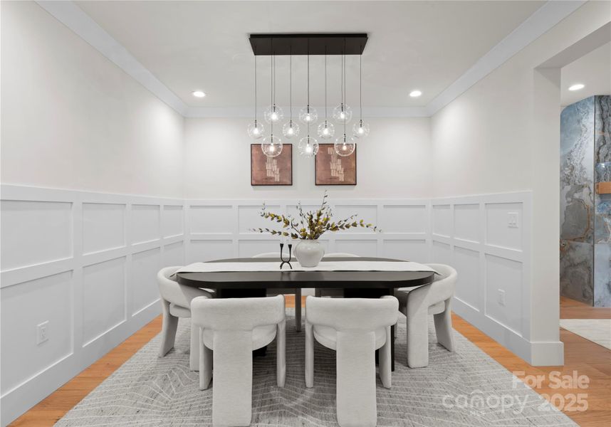 Furnished interior view inside a new home in , Charlotte (Image 5).