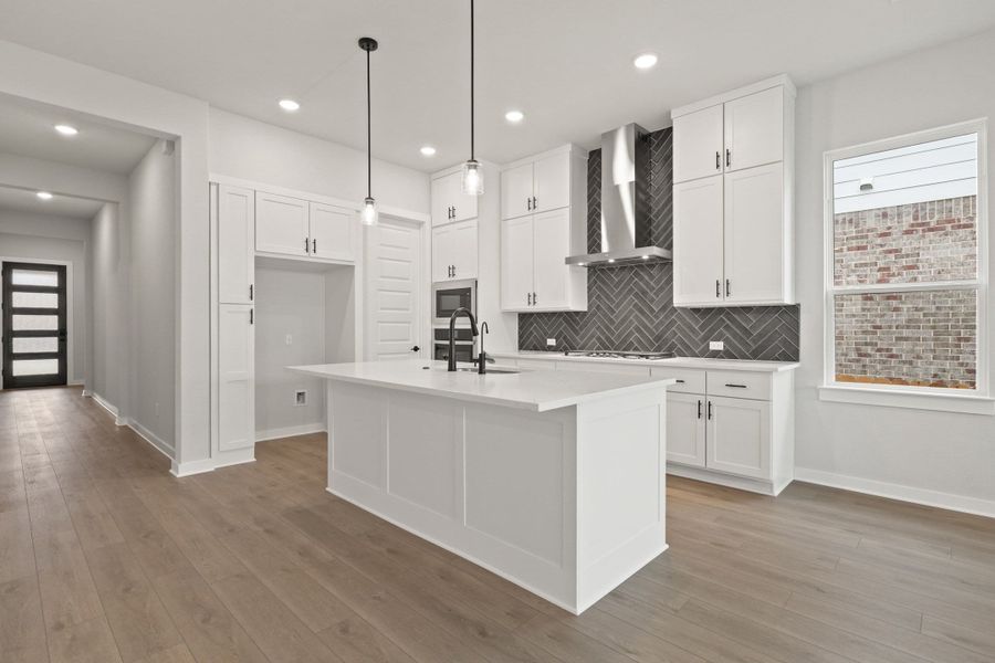 Furnished interior view inside a new home in Heritage, Dripping Springs (Image 12).