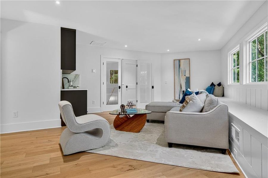 Furnished interior view inside a new home in , Atlanta (Image 42).