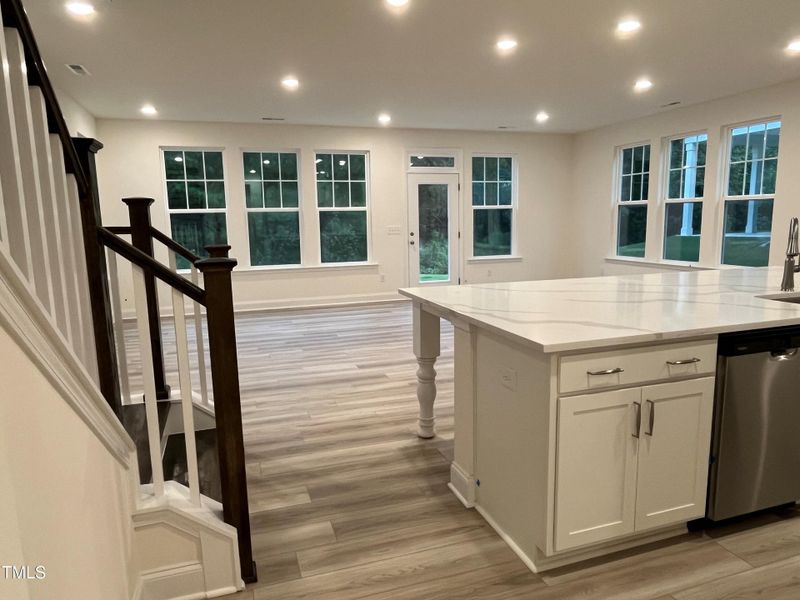 Open Family/Kitchen w/lots of Windows