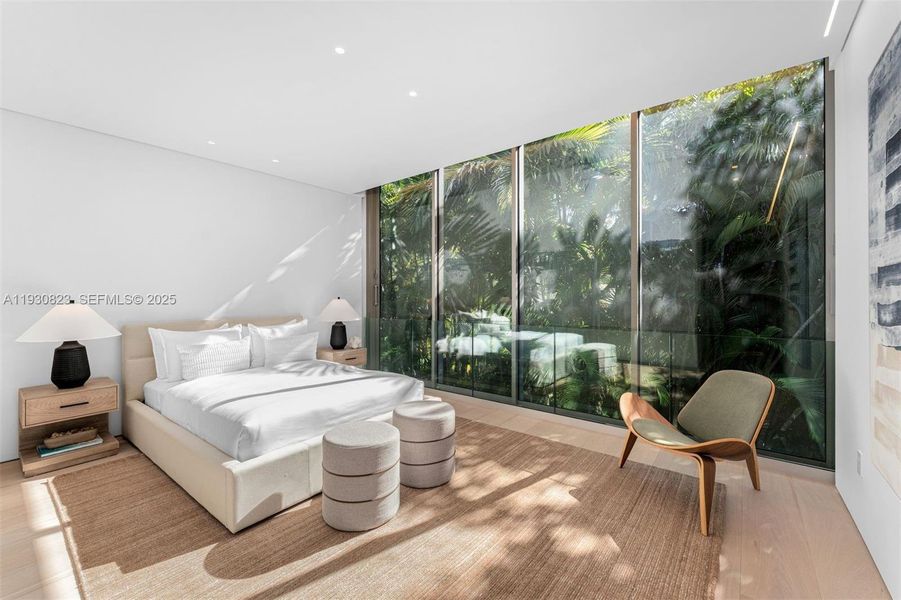 Furnished interior view inside a new home in , Miami (Image 44).