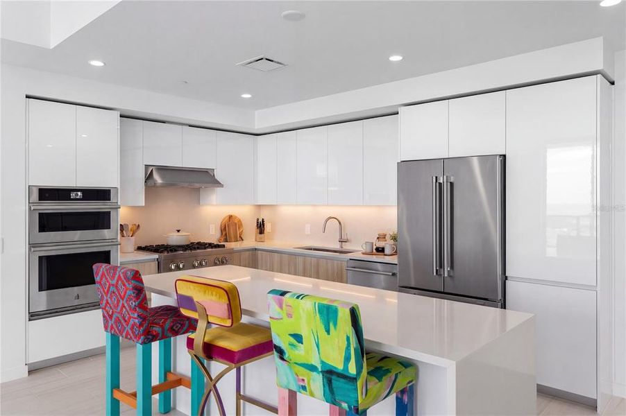 Furnished interior view inside a new home in , St. Petersburg (Image 16).