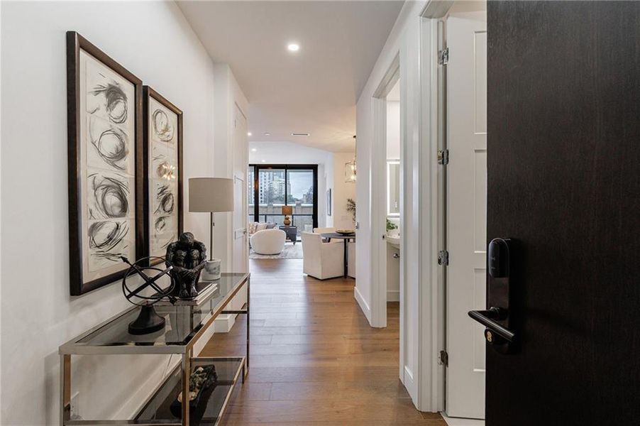 Furnished interior view inside a new home in The Dillon Buckhead, Atlanta (Image 11).