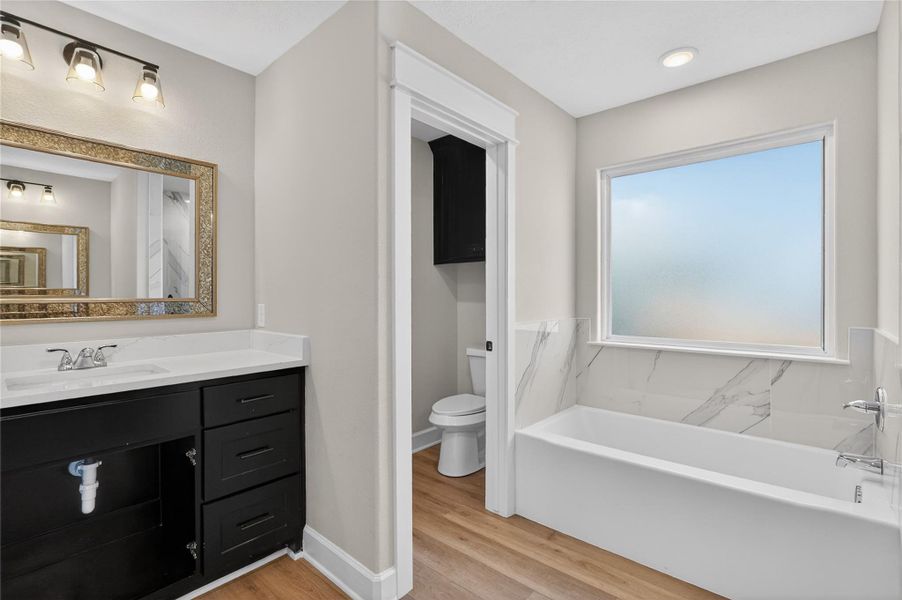 Furnished interior view inside a new home in , Snook (Image 13).