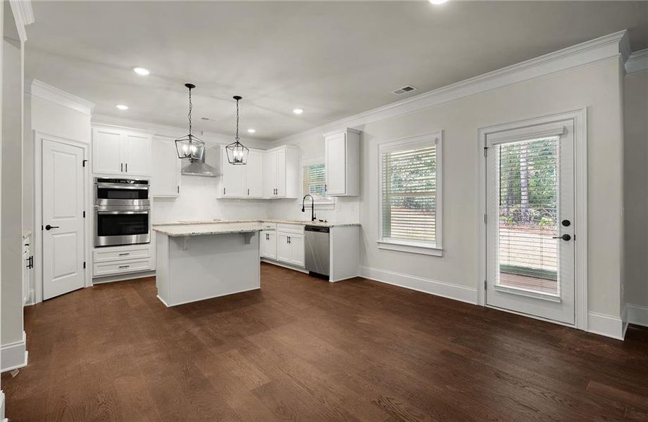 Furnished interior view inside a new home in The Landing at Miller’s Ferry, Adairsville (Image 6). Furnished interior view inside a new home in The Landing at Miller’s Ferry, Adairsville (Image 6).